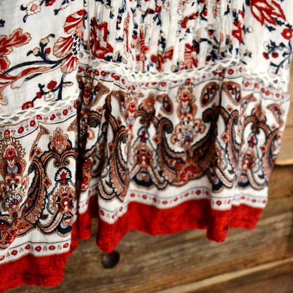 Anthropologie Moon River Boho High neck tank - Picture 6 of 6